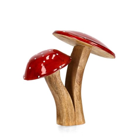 FUNGHI JASPER STAND ROSSO H.17